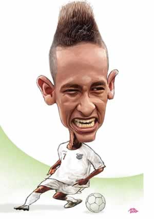 Caricatura Neymar