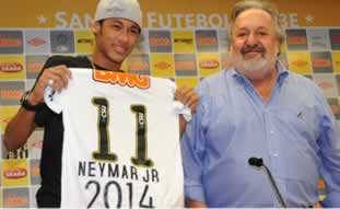 Neymar e Luiz Alvaro