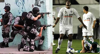 O time do Santos FC é caso de polícia....