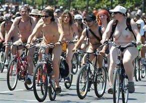 ciclistas nus