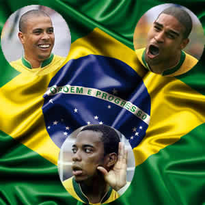 Ronaldo, Adriano e Robinho