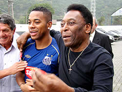 Robinho e Pelé