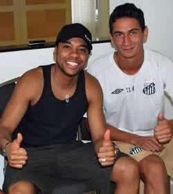 Robinho e Ganso