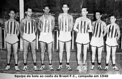 Equipe de basquete campe de 1940 - Brasil FC